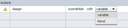 defining xcmndHide